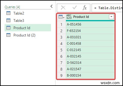 Cách tạo mối quan hệ trong Excel với giá trị trùng lặp