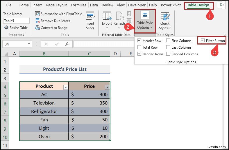 Cách quản lý mô hình dữ liệu trong Excel (với các bước đơn giản)