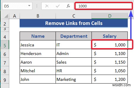 Cách xóa các liên kết không xác định trong Excel (4 Ví dụ phù hợp)