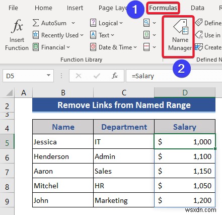 Cách xóa các liên kết không xác định trong Excel (4 Ví dụ phù hợp)