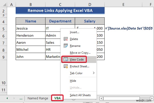 Cách xóa các liên kết không xác định trong Excel (4 Ví dụ phù hợp)