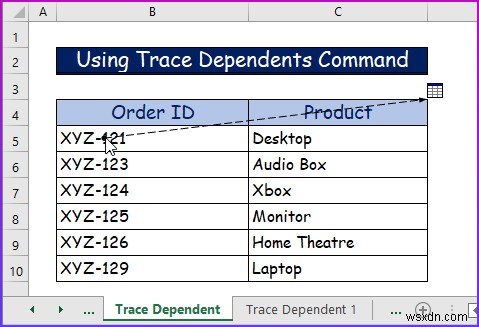 Cách theo dõi người phụ thuộc trên các trang tính trong Excel (2 cách dễ dàng)