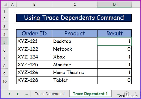 Cách theo dõi người phụ thuộc trên các trang tính trong Excel (2 cách dễ dàng)