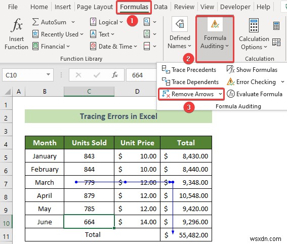 Cách theo dõi lỗi trong Excel (với các bước nhanh)