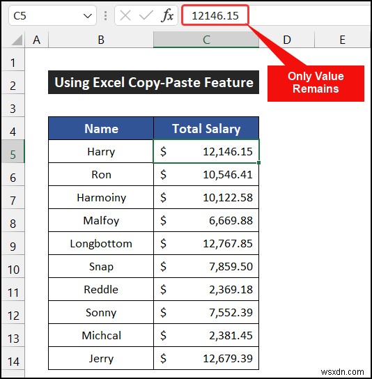 Cách ngắt liên kết trong Excel và giữ giá trị (3 cách dễ dàng)