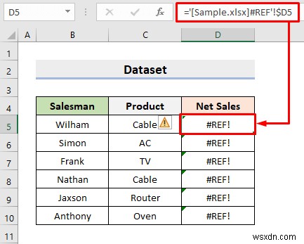 Cách xóa liên kết bị hỏng trong Excel (3 phương pháp đơn giản)