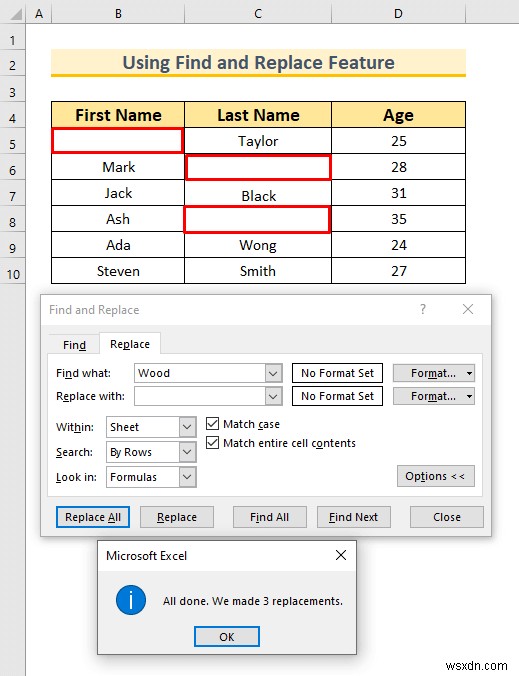 Cách xóa ô có giá trị nhất định trong Excel (2 cách)