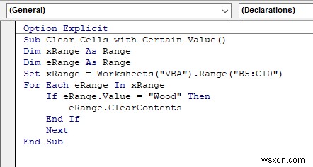 Cách xóa ô có giá trị nhất định trong Excel (2 cách)