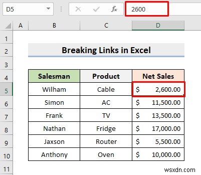 Cách ngắt liên kết trong Excel trước khi mở tệp (Với các bước đơn giản)