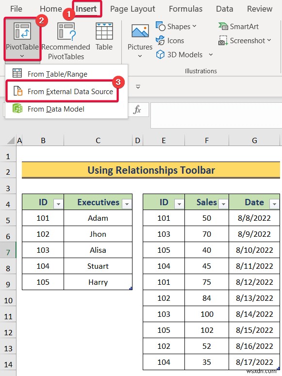 Cách tạo mô hình dữ liệu trong Excel (3 cách tiện dụng)