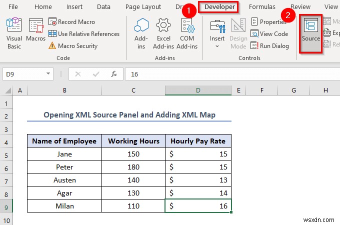 Cách lưu tệp Excel dưới dạng ánh xạ dữ liệu XML (với các bước dễ dàng)