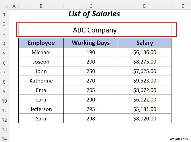 Cách tô sáng văn bản trong hộp văn bản trong Excel (3 cách tiện dụng)