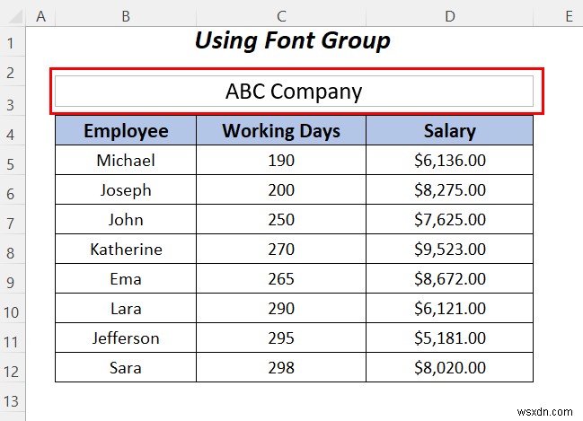 Cách tô sáng văn bản trong hộp văn bản trong Excel (3 cách tiện dụng)