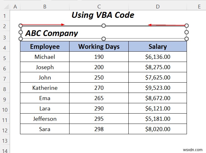 Cách tô sáng văn bản trong hộp văn bản trong Excel (3 cách tiện dụng)