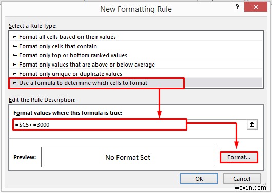 Cách đánh dấu toàn bộ hàng với định dạng có điều kiện trong Excel