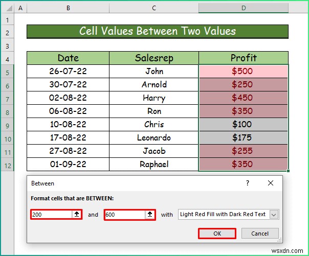 Cách áp dụng các kiểu định dạng có điều kiện khác nhau trong Excel