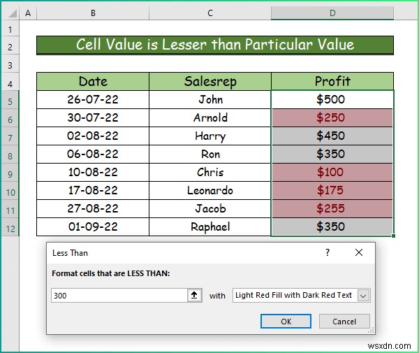 Cách áp dụng các kiểu định dạng có điều kiện khác nhau trong Excel