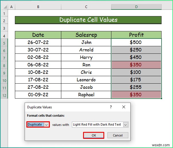 Cách áp dụng các kiểu định dạng có điều kiện khác nhau trong Excel