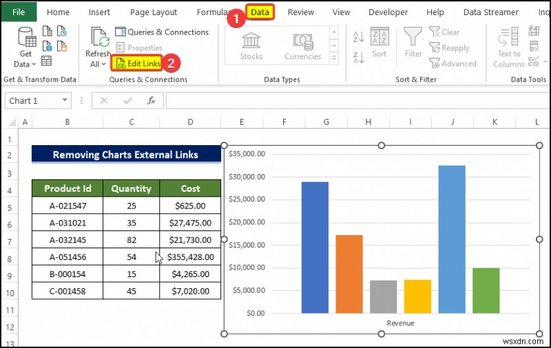 Cách ngắt liên kết trong Excel khi không tìm thấy nguồn (4 cách)