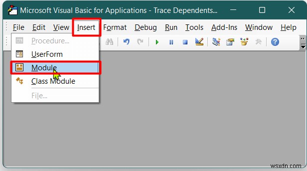 Cách theo dõi người phụ thuộc vào một trang tính khác trong Excel