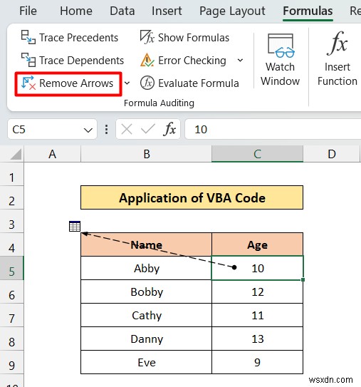 Cách theo dõi người phụ thuộc vào một trang tính khác trong Excel