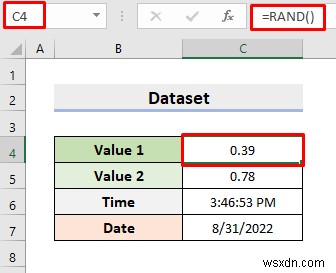 Cách tự động cập nhật với khoảng thời gian 5 giây trong Excel