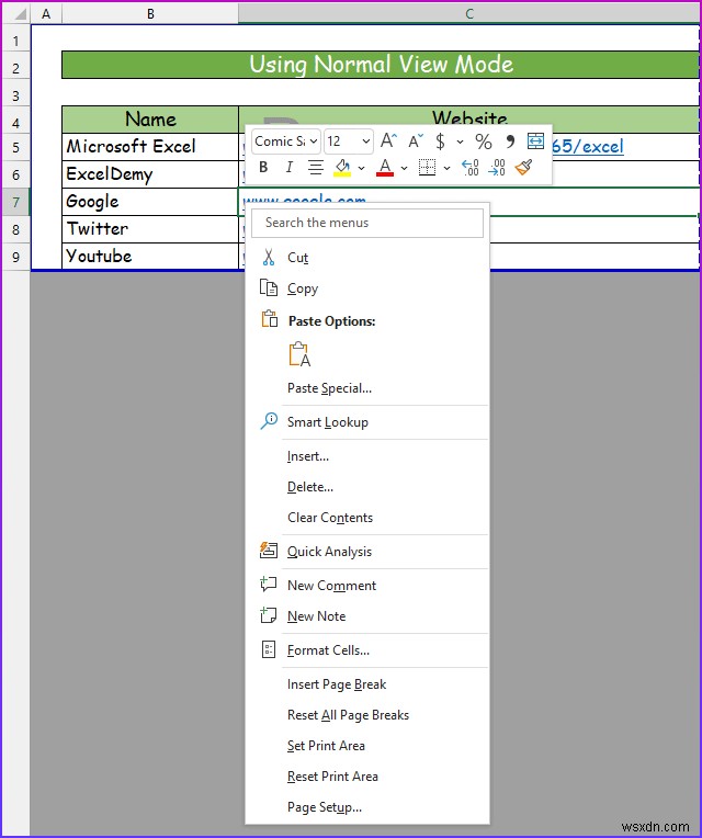 [Đã giải quyết]:Xóa siêu liên kết không hiển thị trong Excel (2 giải pháp)