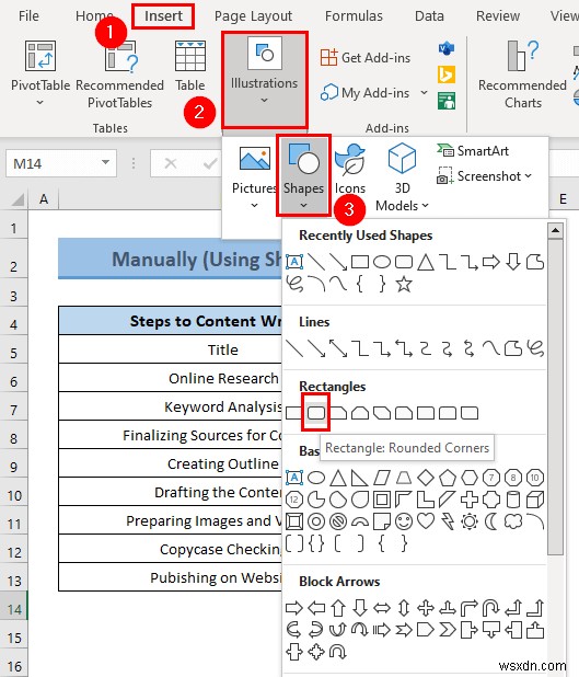 Cách tạo Bản đồ tư duy từ dữ liệu trong Excel (2 cách phổ biến)