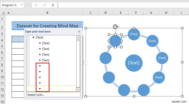 Cách tạo Bản đồ tư duy từ dữ liệu trong Excel (2 cách phổ biến)