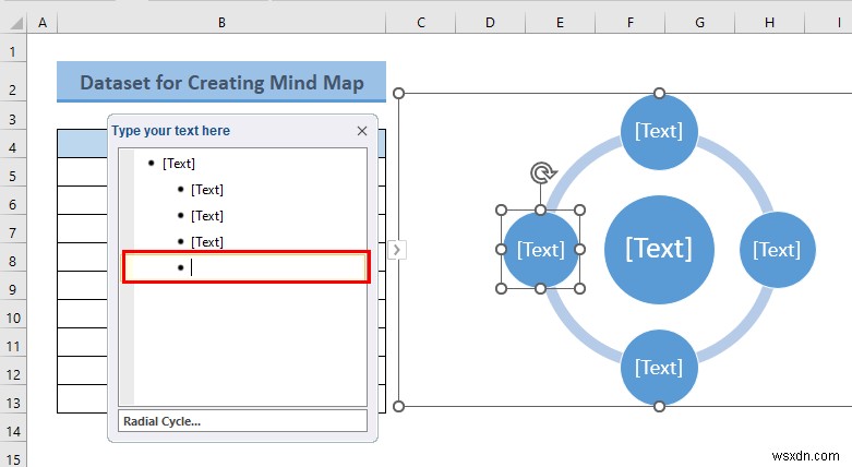 Cách tạo Bản đồ tư duy từ dữ liệu trong Excel (2 cách phổ biến)