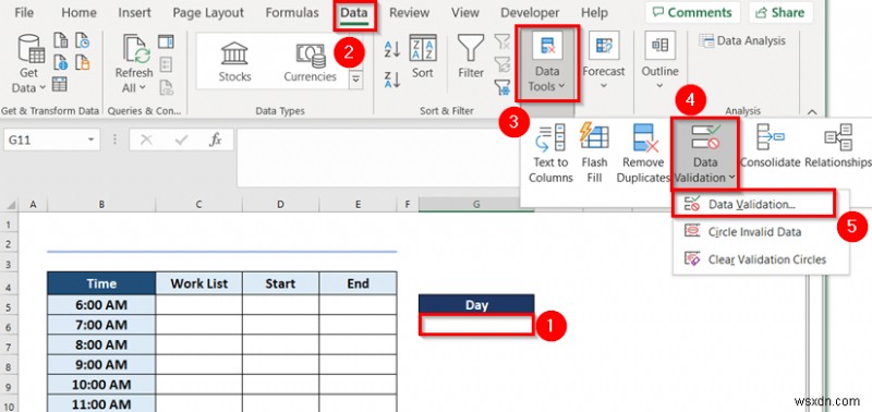 Cách tạo lịch hàng tuần trong Excel (3 cách phù hợp)