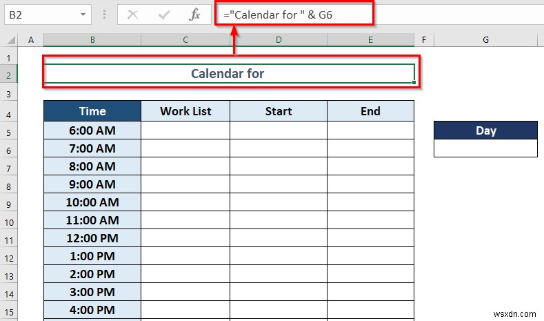 Cách tạo lịch hàng tuần trong Excel (3 cách phù hợp)