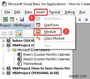 Cách tạo lịch hàng tháng trong Excel (3 cách hiệu quả)