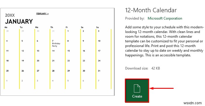 Cách tạo lịch hàng tháng trong Excel (3 cách hiệu quả)