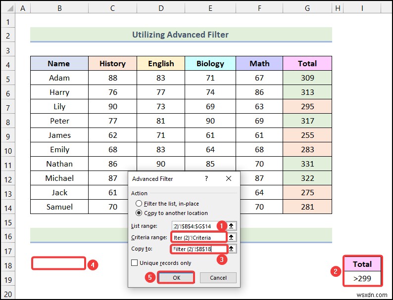 Cách lọc theo màu bằng định dạng có điều kiện trong Excel