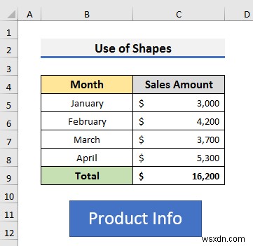 Cách tạo nút mà không cần Macro trong Excel (3 cách dễ dàng)