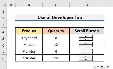 Cách tạo nút mà không cần Macro trong Excel (3 cách dễ dàng)