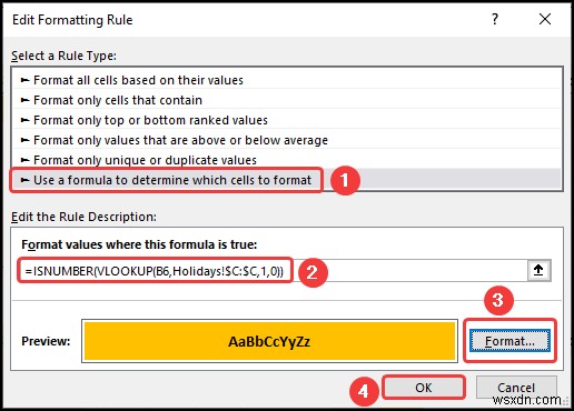 Cách tạo lịch hàng năm trong Excel (với các bước dễ dàng)