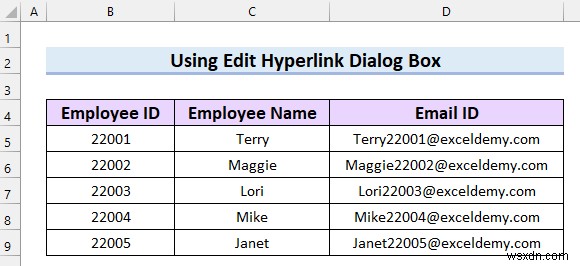 Cách xóa liên kết email trong Excel (7 cách nhanh)