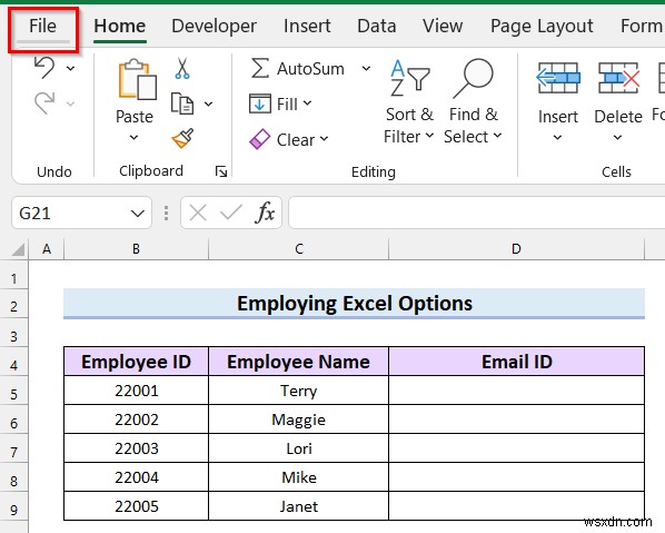 Cách xóa liên kết email trong Excel (7 cách nhanh)