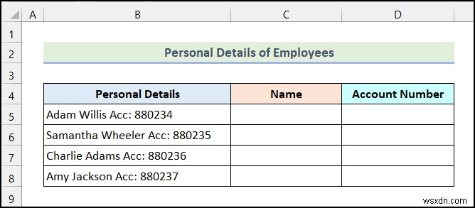 Cách sử dụng tính năng chuyển văn bản thành cột với tính năng chuyển hàng trong Excel