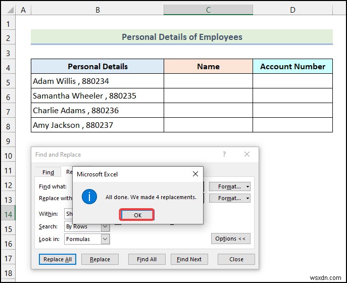 Cách sử dụng tính năng chuyển văn bản thành cột với tính năng chuyển hàng trong Excel