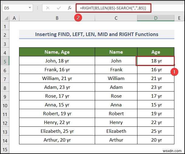 Cách chuyển văn bản thành cột mà không ghi đè trong Excel