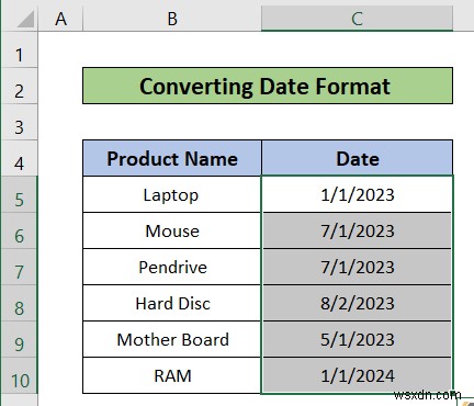 Cách sử dụng văn bản thành cột trong Excel cho ngày (Với các bước đơn giản)