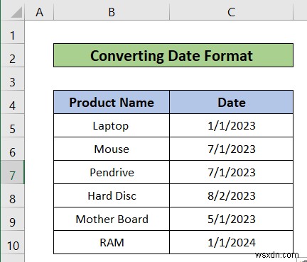 Cách sử dụng văn bản thành cột trong Excel cho ngày (Với các bước đơn giản)