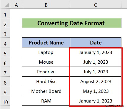 Cách sử dụng văn bản thành cột trong Excel cho ngày (Với các bước đơn giản)