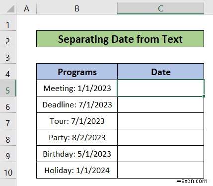 Cách sử dụng văn bản thành cột trong Excel cho ngày (Với các bước đơn giản)