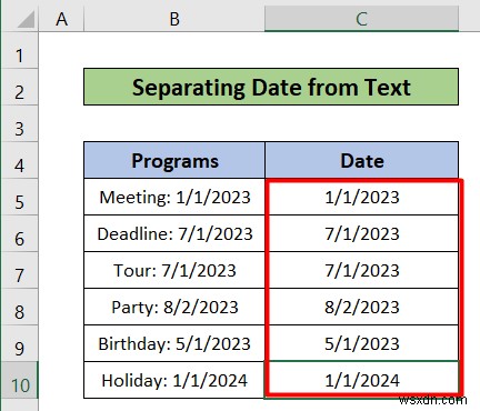 Cách sử dụng văn bản thành cột trong Excel cho ngày (Với các bước đơn giản)