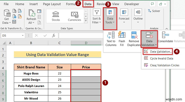 Cách sử dụng công thức Excel Không vượt quá một giá trị nhất định