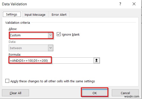 Cách sử dụng công thức Excel Không vượt quá một giá trị nhất định